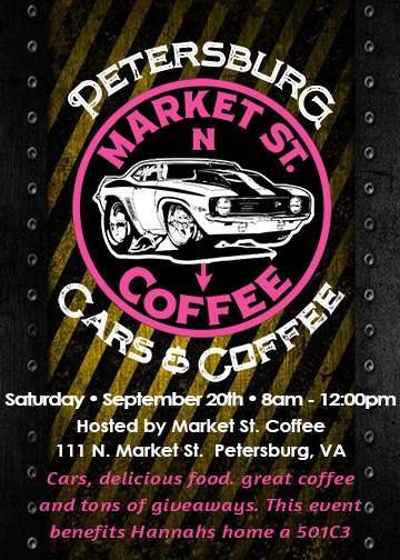 Our September Petersburg Cars and Coffee event was a great turnout. Lots of Beautiful rare Antique and current model cars and trucks showed up. Great food, great people for a great purpose. every dollar raised went to support our newest addition Hannah's Home. A big thanks to everyone who made this awesome event happen!